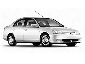 ВОРСОВЫЕ КОВРИКИ КЛАССИК В HONDA CIVIC 7 Седан 4 двери