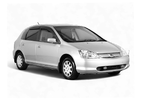 ВОРСОВЫЕ КОВРИКИ ПРЕМИУМ В HONDA CIVIC 7 Седан 4D 2WD Правый руль
