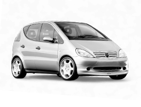 ВОРСОВЫЕ КОВРИКИ ПРЕМИУМ В MERCEDES-BENZ A-CLASS (W168) (Короткая версия) ПРАВЫЙ РУЛЬ