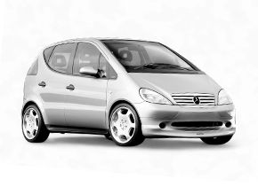 ВОРСОВЫЕ КОВРИКИ ПРЕМИУМ В MERCEDES-BENZ A-CLASS (W168) (Удлиненная версия) ЛЕВЫЙ РУЛЬ