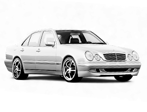 ВОРСОВЫЕ КОВРИКИ КЛАССИК В MERCEDES-BENZ E-CLASS W210 4MATIC 4WD
