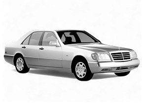 Шторки каркасные для Mercedes-Benz S-class W140, Long