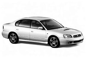 ВОРСОВЫЕ КОВРИКИ ПРЕМИУМ В SUBARU LEGACY 3 Правый руль